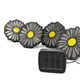 Set of 4 Solar Daisy String Light