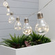 Gardenwize 2m Solar Micro LED Bulb String Lights (10 Piece)