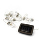 Gardenwize 2m Solar Tubular LED Bulb String Lights (10 Piece)