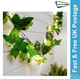 Gardenwize 2m Solar Ivy Outdoor Garland String Lights