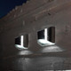 Gardenwize Lucent Solar Fence Lights (Pack of 2)