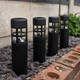 Gardenwize Solar Pillar Stake Lights (Pack of 4)