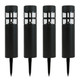 Gardenwize Solar Pillar Stake Lights (Pack of 4)
