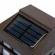 Gardenwize Lantern-Style Solar Fence Lights (Pack of 2)