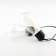 Solar Filament LED Bulb String Lights