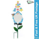Gardenwize Solar Powered Gnome Stake Light - Blue