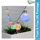 Gardenwize Set of 10 Crackle Ball Solar String Light
