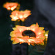 Gardenwize Pack of 4 Solar Powered Sunflower Stake Light