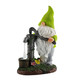 Gardenwize Gnome Ornament With Water Pump & Solar LED