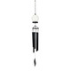 Gardenwize Solar LED Crackle With Wind Chime