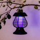 Gardenwize 2-in-1 Solar Yellow Flame/Bug Zapper Lantern