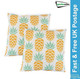 Gardenwize Outdoor Pair of Pineapple Cushions