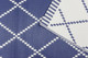 Piazza Outdoor Rug 120cm x 180cm - Navy/Cream