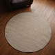 Gardenwize Round Outdoor Jute Effect Rug 120cm