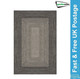 Faux Jute Outdoor Rug 80cm x 150cm - Dark Grey