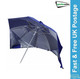 2-in-1 Wind Break & Parasol Umbrella Outdoor Beach