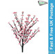 Gardenwize Solar 120cm 100 LED Pink Cherry Blossom Tree