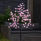 Gardenwize Solar 120cm 100 LED Pink Cherry Blossom Tree