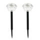 Pair of Solar Disco Stake LED Lights