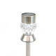 Gardenwize Pack Of 4 Solar Round Crystal Stake Lights