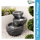 Gardenwize Solar Rock Water Feature