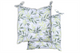 Gardenwize Green/Grey Tree Leaves Pattern Pair Of Seat Cushions
