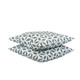 Geometric Print Scatter Cushion Pair - Grey/White