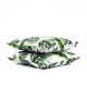 Gardenwize Botanical Green Palms Pattern Pair Of Scatter Cushions