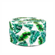 Gardenwize Botanical Green Palm Leaves Pattern Ottoman