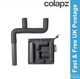 Colapz Flexi Extendable Waste Pipe 28mm Caravan Motorhome, Double Adaptor + Pegs