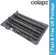 Colapz Flexi Extendable Waste Pipe 28mm Caravan Motorhome, Double Adaptor & Pegs