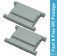 Swift Stirling Sprite Caravan Motorhome Battery Box / Locker Hinge - GREY x 2