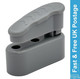 Adjustable Plastic Turnbuckle Catch Grey Caravan Motorhome Campervan Boat