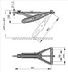 AL-KO Corner Steady Leg Jack 1000kg Caravan Trailer Towing- 267265