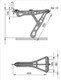AL-KO Corner Steady Leg Jack 1250kg Caravan Trailer Towing- 1221694
