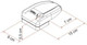 Fiamma Safe Door Security Lock Through Wall Caravan Motorhome Black - 08021-01A