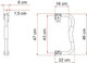 Fiamma Security S Handle Caravan Motorhome Door Lock Kit - 03513-05