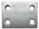Towball Drop Plate 51mm Towing Trailer Caravan - A/10506/1ZINC