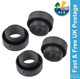 Waste Water Pipe Hose Sealing Sleeve End 23.5mm Caravan Motorhome Campervan x 4