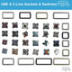 C-Line 12v Socket Outlet Cigarette Cigar Aux CBE Caravan Motorhome Campervan x 5