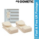 2 Dometic Electrolux Fridge Vent Slider Clip Beige LS300/LS330 Caravan 295176630