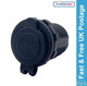 C-Line Double USB Socket Outlet 5v 2.4A CBE Caravan Motorhome Camper RI419 x 2