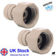 John Guest Push Speed Fit Water Pipe Fitting Adaptor Female 1/2" BSP 12mm x 2