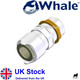 WHALE Push Speed Fit Water Pipe Fitting Connector 12mm Tank Fitting Bulkhead