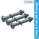 7/13 Pin N & S Type Socket Mounting Fixing Screws Bolts & Nuts Towbar Trailer