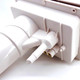 Filtapac Caravan Water Inlet Housing & Filter Carver Crystal 2 Truma Ivory F105