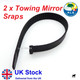 Caravan Towing Mirror Replacement Rubber Strap 375 x 20mm Trailer Mirrors x 2