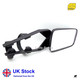 Caravan Towing Mirrors Car Door Wing Mirror Extensions Easy Fit 4x4 Stinger x 2
