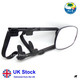 Caravan Towing Mirrors Car Door Wing Mirror Extensions Easy Fit 4x4 Vision