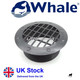 WHALE & TRUMA Air Ducting Vent Fixed Heating Caravan Motorhome Black x 2